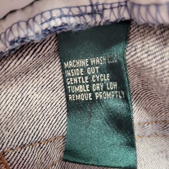 LRL Southwestern Blue Beaded Bootcut Jeans - Picture 7 of 7